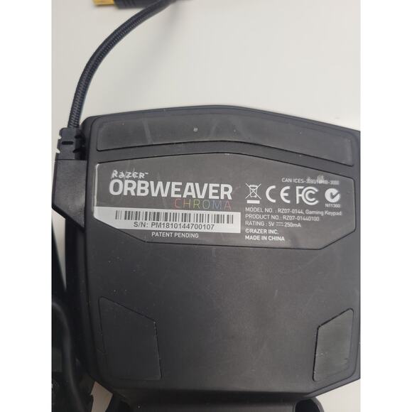 RAZER ORBWEAVER CHROMA RZ07-01440100 GAMING KEYPAD PARTS ONLY - Picture 8 of 9